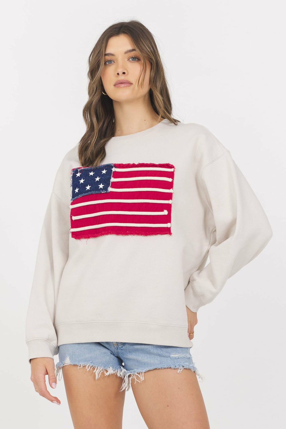 American Flag Crewneck | Vintage Havana Women