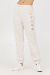 EMBROIDERED FRENCH TERRY JOGGERS | Vintage Havana Women