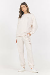 EMBROIDERED FRENCH TERRY JOGGERS | Vintage Havana Women