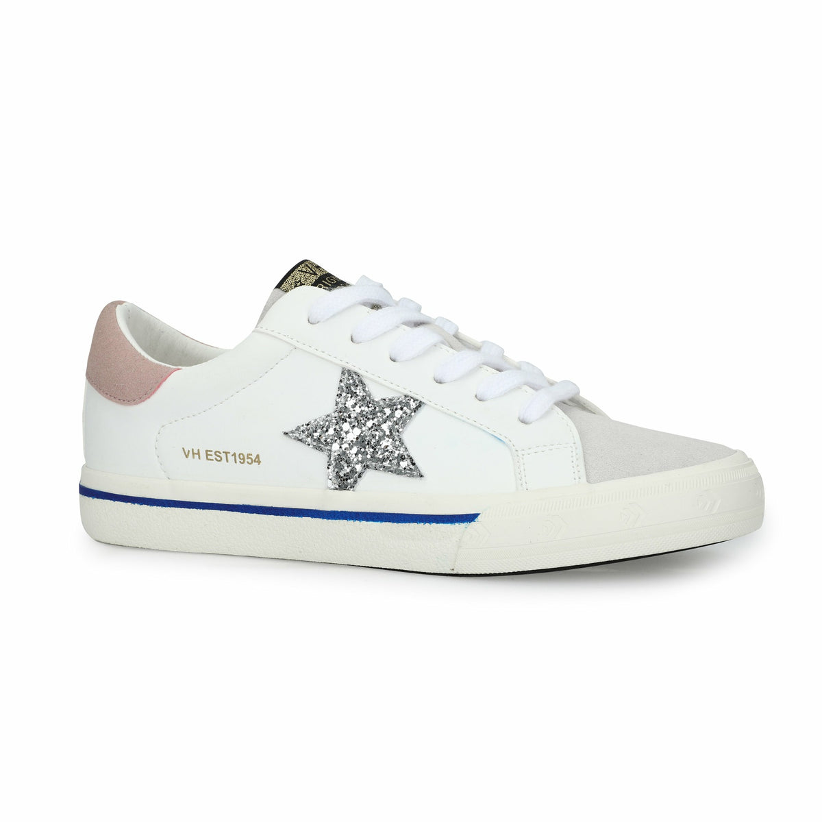 MIGHTY - SILVER GLITTER/ BLUE STRIPE | Vintage Havana Women