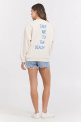 SURF WASH EMBROIDERED CREWNECK | Vintage Havana Women