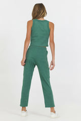 Hunter Green ‘Love’ Pocket Jogger | Vintage Havana Clothing