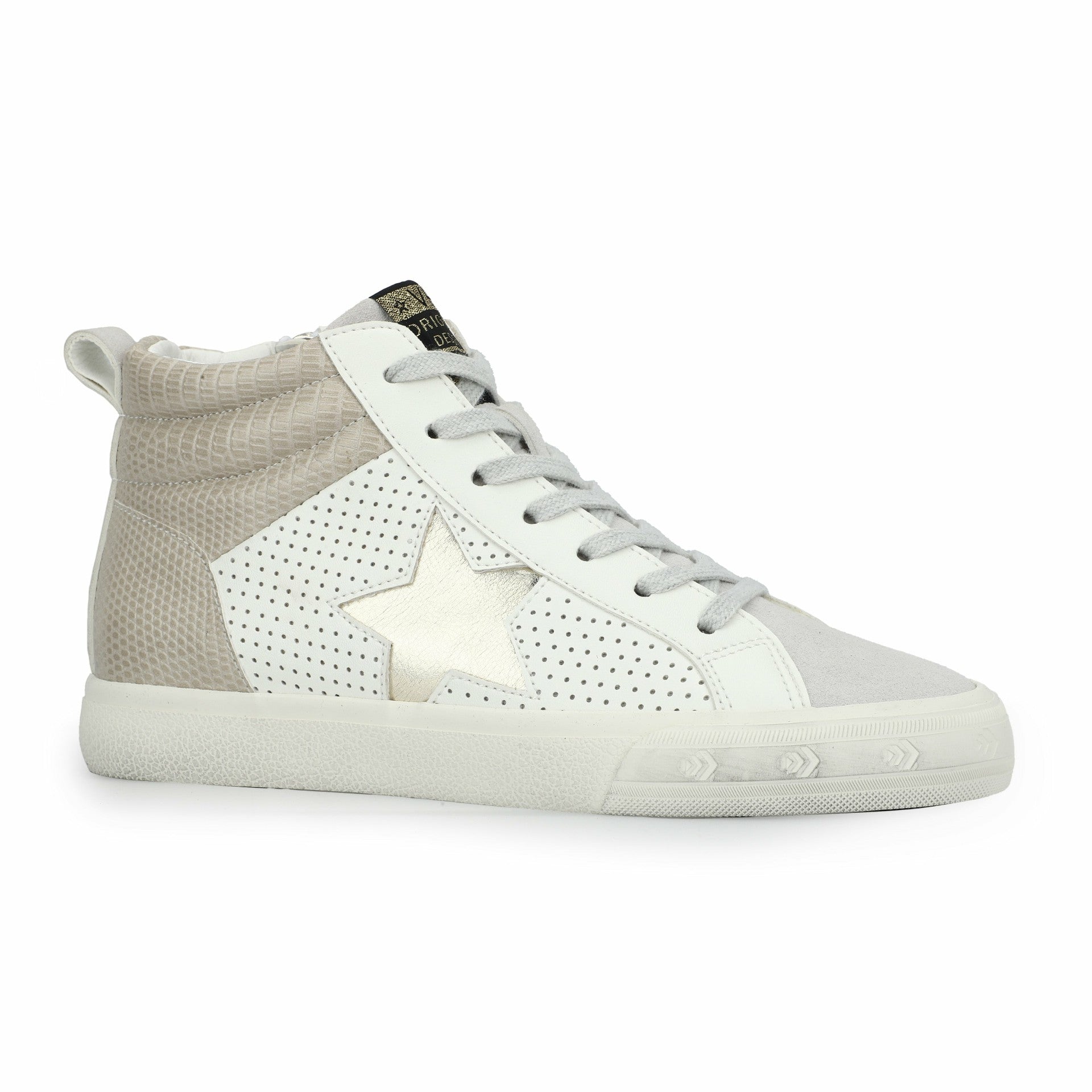HAILEY - WHITE/TAUPE PEBBLED MULTI | Vintage Havana Women