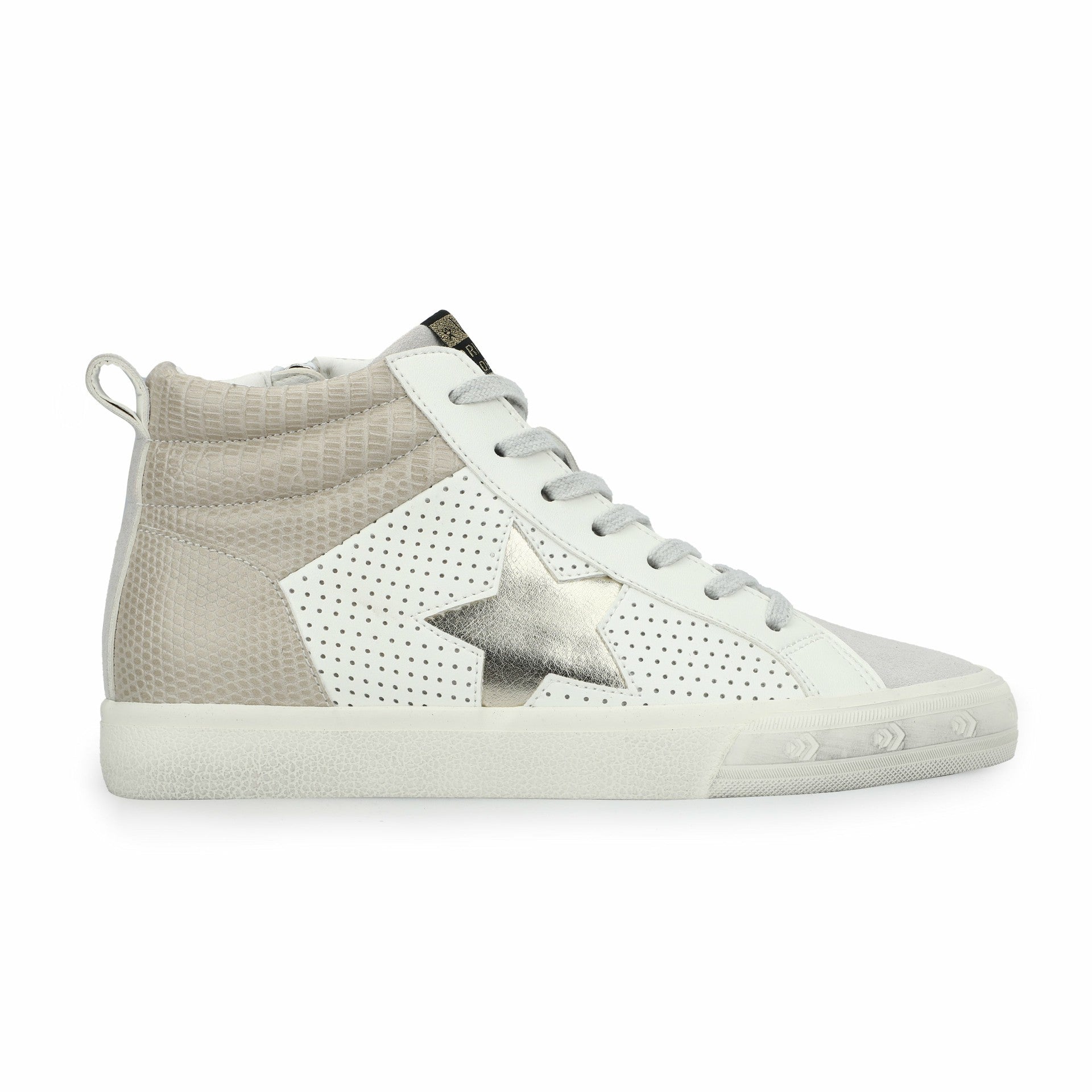 HAILEY - WHITE/TAUPE PEBBLED MULTI | Vintage Havana Women