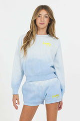 Ombre Blue Handstitch ‘Happy’ 2-Piece Set | Vintage Havana Women