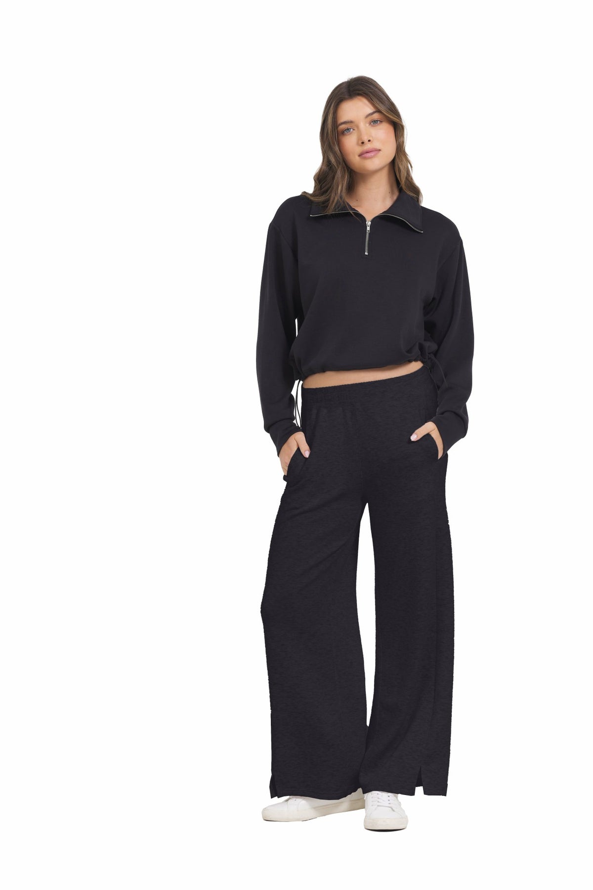 Black Cloud Top + Pant 2-Piece Set | Vintage Havana Women