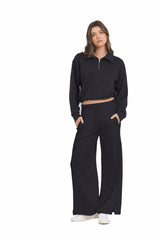 Black Cloud Top + Pant 2-Piece Set | Vintage Havana Women