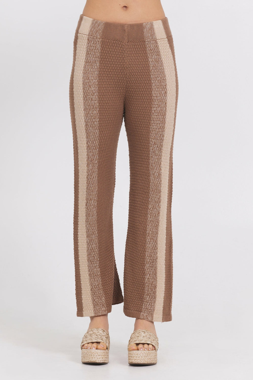 Striped Sweater Tank + Pants 2-Piece Set | Vintage Havana Women
