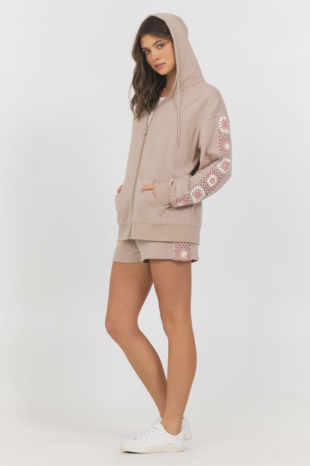 French Terry Zip Up + Jogger 2-Piece Set | Vintage Havana Women