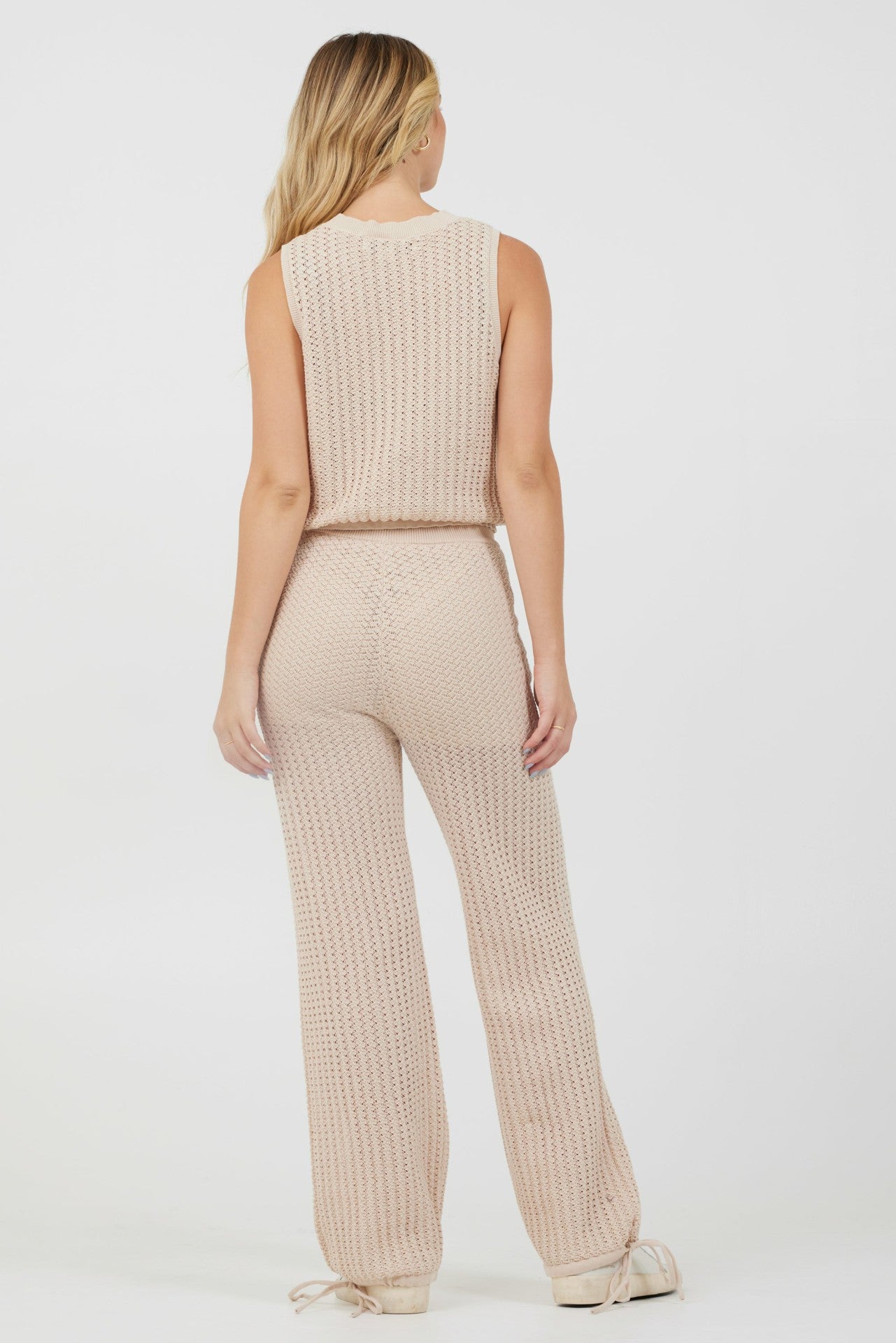 Bali Beige Pants + Tank 2-Piece Set | Vintage Havana Women