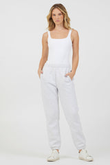 Grey Icicle Fleece Zip Up + Joggers 2-Piece Set | Vintage Havana Women
