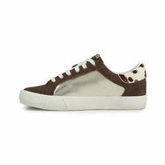 GRANDE - BROWN SUEDE/GOLD FOIL | Vintage Havana Women