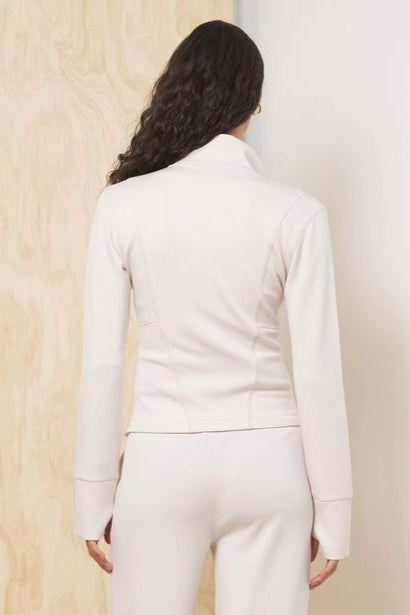 Cloud Fleece Slim Fit Zip Up | Vintage Havana Women