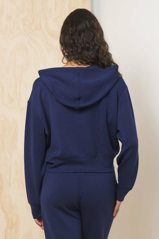Cloud Fleece Crop Zip Up | Vintage Havana Women