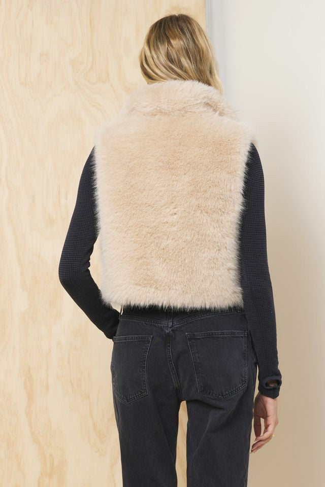 Cozy Fur Vest | Vintage Havana Women