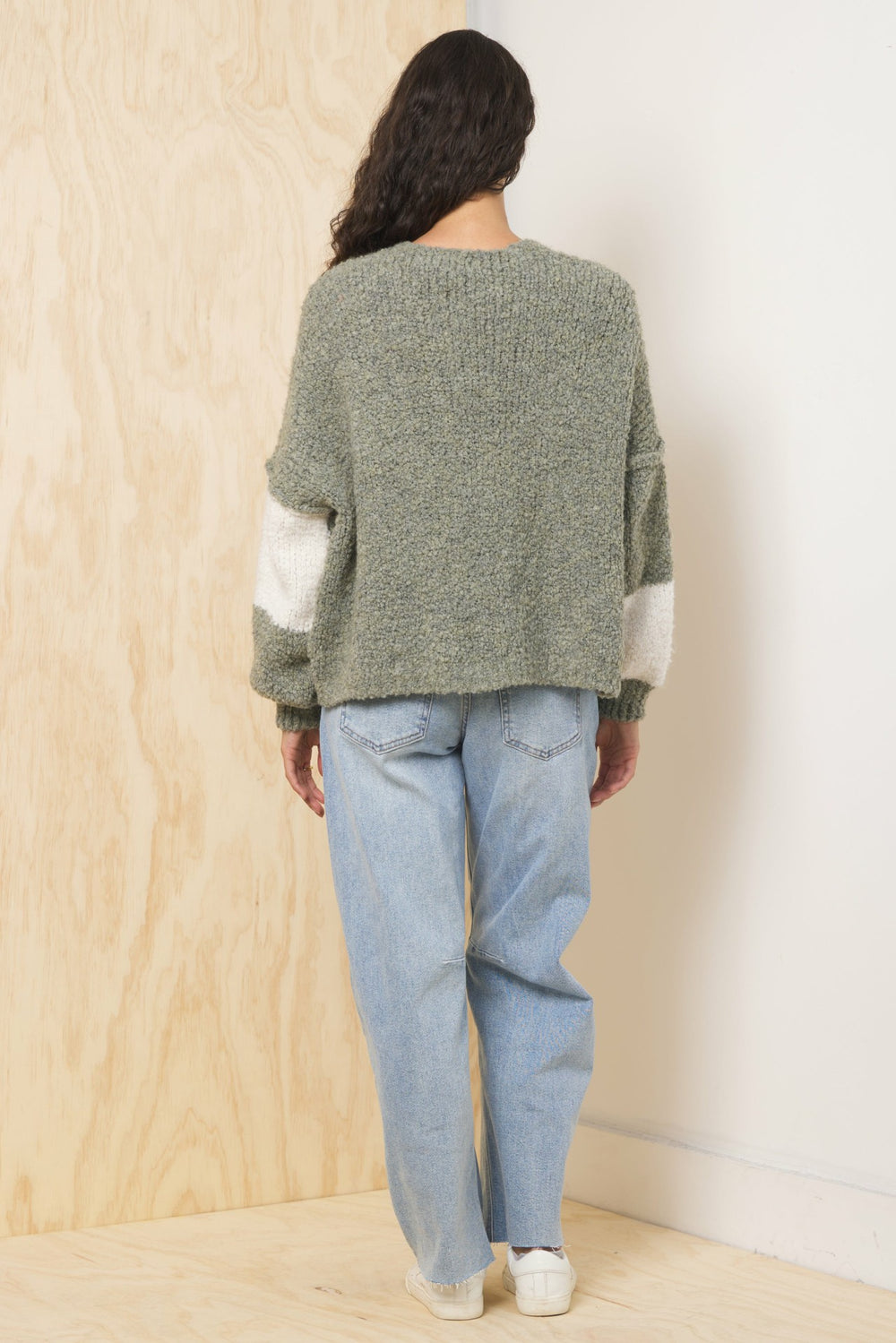 Checkered Knit Cardigan | Vintage Havana Women