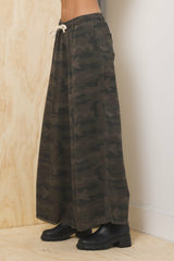 Tencel Wide Leg Pant - Camo | Vintage Havana Women