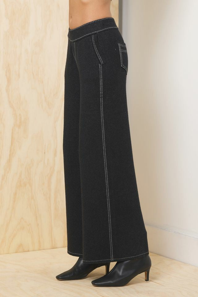 Flare Pant w/ Contrast Stitching | Vintage Havana Women